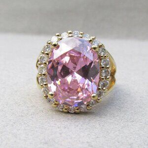 Camrose & Kross Jacqueline Kennedy Simulated Pink Kunzite Ring Size 6